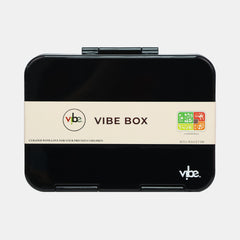 Vibe Box 5‑Compartment Bento Lunch Box –  Black