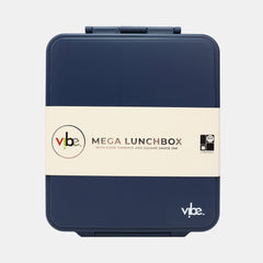 Vibe Mega Lunch Box With Food Thermos & Sauce Jar – Navy Blue