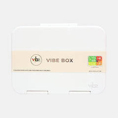 Vibe Box 5‑Compartment Bento Lunch Box –  White