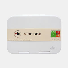 Vibe Box 4‑Compartment Small Bento Lunch Box –  White
