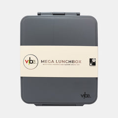 Vibe Mega Lunch Box With Food Thermos & Sauce Jar – Charcoal