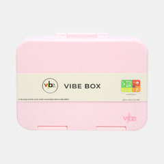 Vibe Box 5‑Compartment Bento Lunch Box –  Ballet Pink
