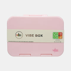 Vibe Box 4‑Compartment Small Bento Lunch Box – Ballet Pink