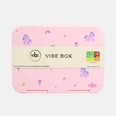 Vibe Box Unicorn 5?Compartment Bento Lunch Box –  Pink