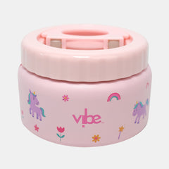 Vibe Unicorn Small Insulated Food Jar 250Ml – Pink