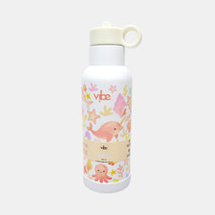 Vibe Aqua Sea Insulated Stainless Steel Water Bottle With Flip?Up Straw 500Ml