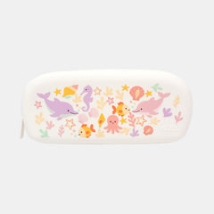 Vibe Aqua Sea Cutlery Set With Silicone Pouch – White