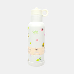 Vibe Bee & Butterfly Insulated Stainless Steel Water Bottle With Flip?Up Straw 500Ml