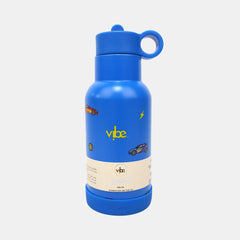 Vibe Cars Insulated Stainless Steel Water Bottle With Flip?Up Straw 350Ml