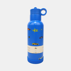 Vibe Cars Insulated Stainless Steel Water Bottle With Flip?Up Straw 500Ml