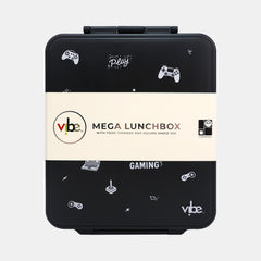 Vibe Gaming Mega Lunch Box With Food Thermos & Sauce Jar – Black