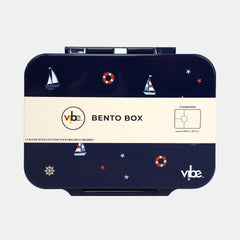 Vibe Sailing Medium 4?Compartment Bento Lunch Box – Navy