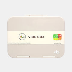 Vibe Box 5‑Compartment Bento Lunch Box –  Light Beige