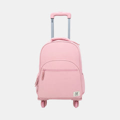 Zade Trolley Backpack with 15‑Inch Laptop Compartment- Ash Rose