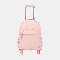 Zade Trolley Backpack with 15‑Inch Laptop Compartment- Blush Metallic