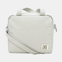 Zade Insulated Lunch Bag with Removable Shoulder Strap 8L – Silverish Grey