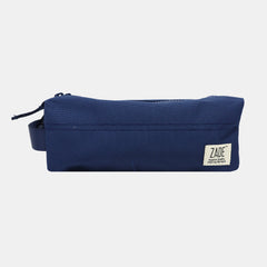 Zade Double Zip Pencil Case – Navy Blue