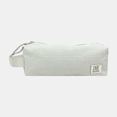 Zade Double Zip Pencil Case – Silverish Grey