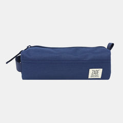 Zade Single Zip Pencil Case - Navy Blue