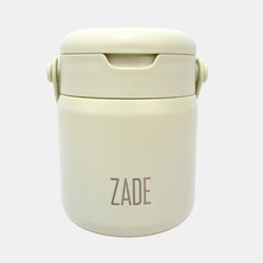 Zade Insulated Food Jar with Snack Compartment & Foldable Spoon 360ml – Moon Bean