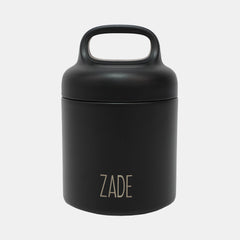 Zade Insulated Stainless Steel Food Jar 290Ml Black