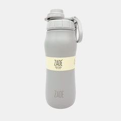 Zade Guard Insulated Water Bottle 550Ml Carabiner Handle, Silverish Grey