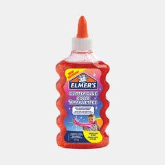 Elmer'S Glitter Glue 177 Ml- Red