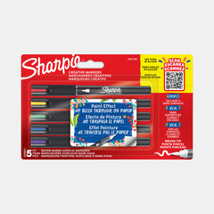 Sharpie Creative Acrylic Colour Markers- Brush Tip (Assorted Colours-Pack Of 5)
