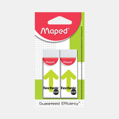 Maped Technic 600 Vinyl Erasers, Pack Of 2