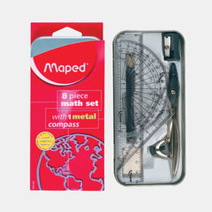 Maped Study Geometry Set (8 Pieces)