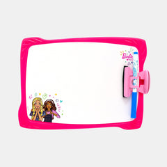 Maped Barbie Unbreakable Double-Sided Whiteboard With Marker And Eraser A4 Pink