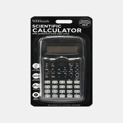 Whsmith Scientific Calculator With Protective Hard Case Cover (Black)
