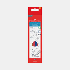 Faber‑Castell Junior Triangular Graphite Pencils, 2B (Box Of 12)