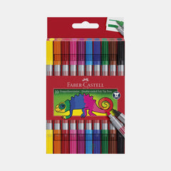 Faber‑Castell Double‑Ended Felt Tip Pens, Set Of 10