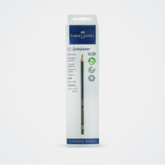 Faber‑Castell Goldfaber Graphite Pencils, H (Box Of 12)