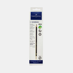 Faber‑Castell Goldfaber Graphite Pencils, Hb With Eraser Tip (Box Of 12)