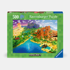 Ravensburger World Of Minecraft (Licensed Jigsaw Puzzle – 500 Pieces)