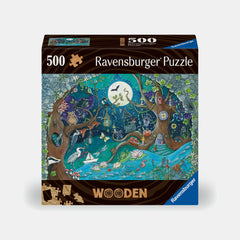 Ravensburger Wooden Puzzle – Fantasy Forest, 500-Piece Jigsaw With Whimsical Shapes