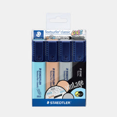 Staedtler Textsurfer Classic Highlighters-Vintage Colours (Pack Of 4)