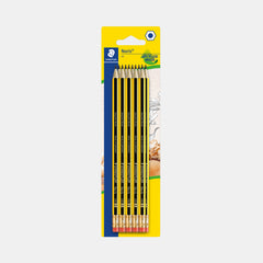 Staedtler Noris Hb Graphite Pencils With Eraser Tip (Pack Of 10)