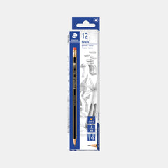 Staedtler Noris Graphite Pencils (Hb#2) With Eraser Tip, Pack Of 10