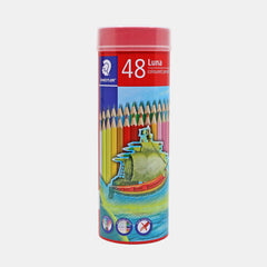 Staedtler Luna Coloured Pencils (Cylinder Tin- Pack Of 48)