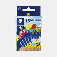 Staedtler Noris Club Wax Crayons- Assorted Colours (Pack Of 16)