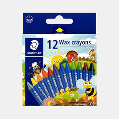 Staedtler Noris Club Wax Crayons- Assorted Colours (Pack Of 12)