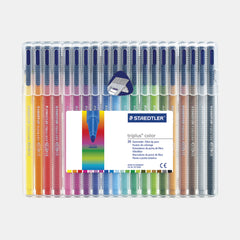 Staedtler Triplus Colour Fibre Tip Pen (Pack Of 20)
