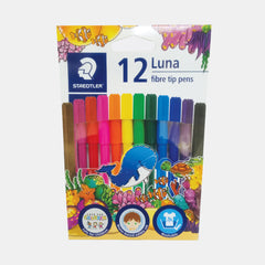 Staedtler Luna Fibre-Tipped Pen (Pack Of 12)