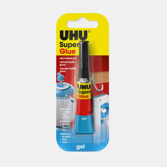 Uhu Super Glue Gel, Extra‑Strong-Transparent (2G)