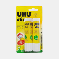 Uhu Stic Glue Sticks, 21G (Pack Of 2)