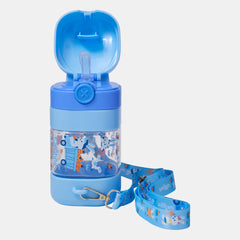 Out & About Teeny Tiny Plastic Character Drink Bottle With Strap 400Ml
