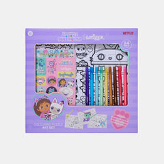 Gabby'S Dollhouse Colouring Puzzle Art Set